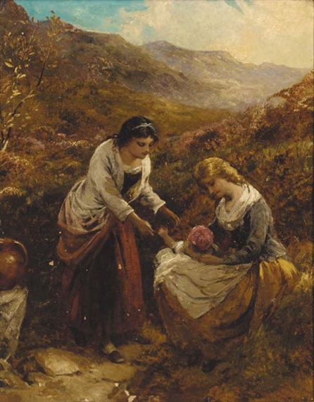 The young mother by Edward John Cobbett