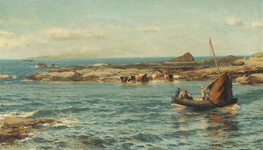 The Shore of Canty Bay by David Farquharson, 1883