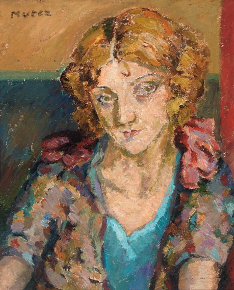 Jeune femme blonde by Maria-Mela Muter