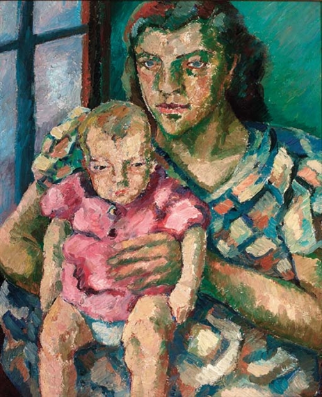 Jeune femme et enfant