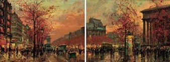 Les Champs-Elysées; Place de l'Opéra - Juan Bayón Salado