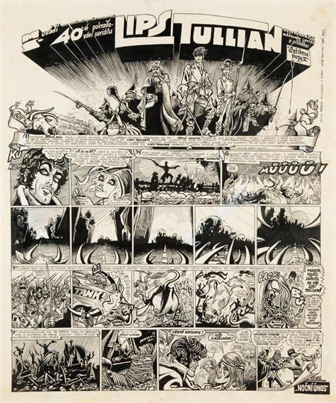 Lips Tulian - Silver cars IV by Kaja Saudek, 1971