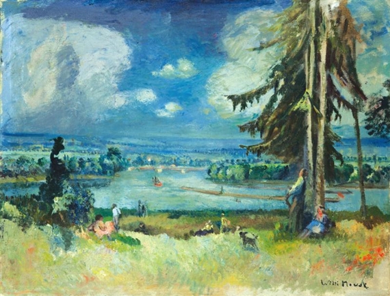 Landscape from Polabi by Willi Nowak