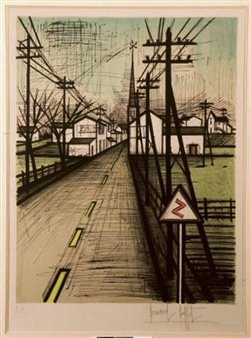 Bernard Buffet | The road (1962) | MutualArt