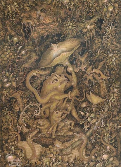 I Wayang Sumertha | Frogs and snakes | MutualArt