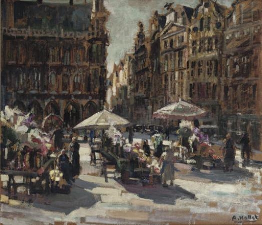 Andre Hallet | Grand Place de Bruxelles | MutualArt