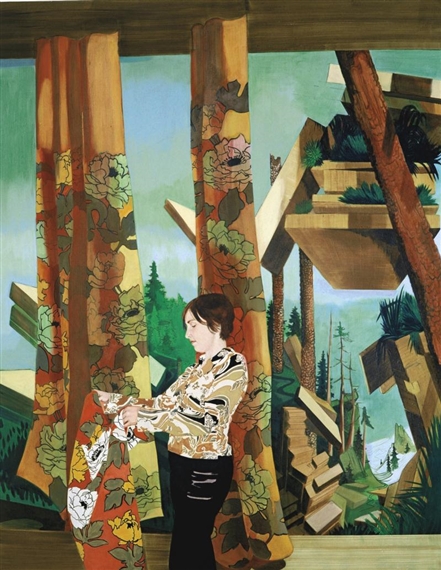 MELANIE HINTER DEM VORHANG by Susanne Kühn, 2005