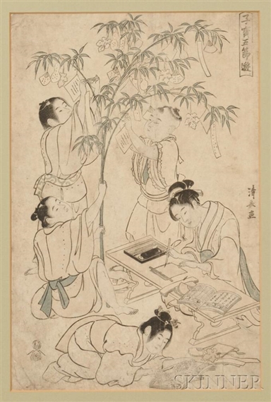 From the series Precious Children's Games of the Five Festivals (Kodakara gosetsu asobi) by Torii Kiyonaga