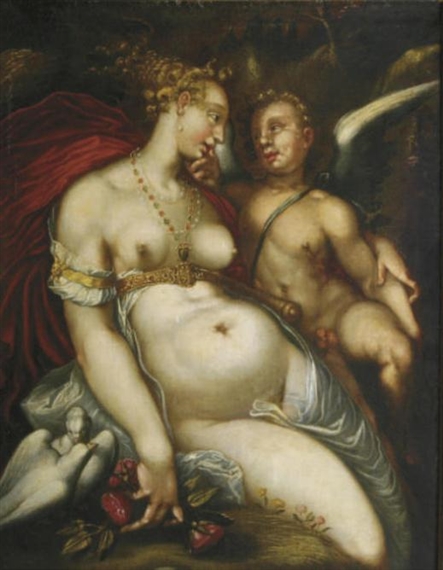 Venus and Cupid by Bartholomeus Spranger