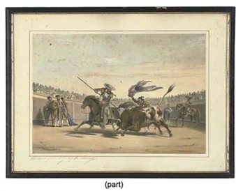 18 Works : Bull fights of spain - William Lake Price