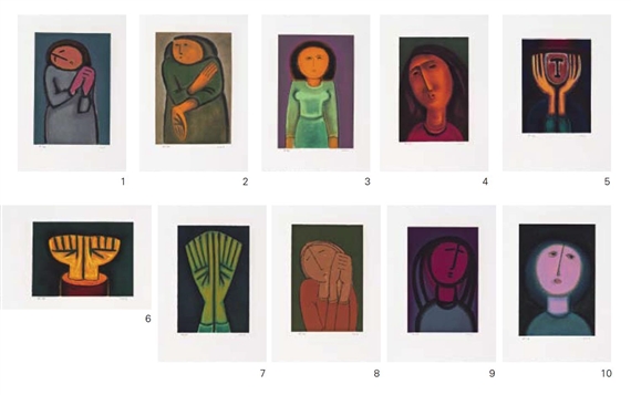 The Eternal Feminine (Print collection of 10 pieces) by Choi Jongtae, 1987