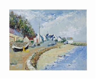 La route près de la mer - Yolande Ardissone