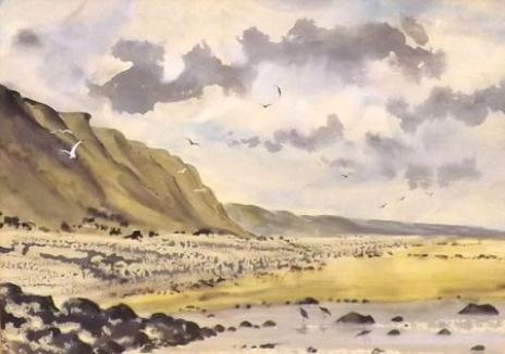 Towards Weybourne by Peter Solly
