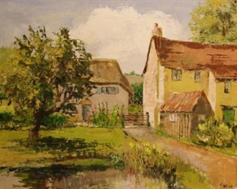 Apple Tree Cottage Garden - Christine M. Morter