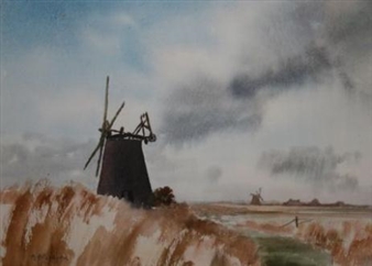 A Norfolk Mill - B. E. Bowen