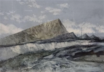 Rugged Stormy Landscape - Fredrich Donald Blake