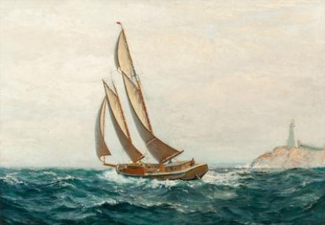 Rounding the Lighthouse by James Gale Tyler