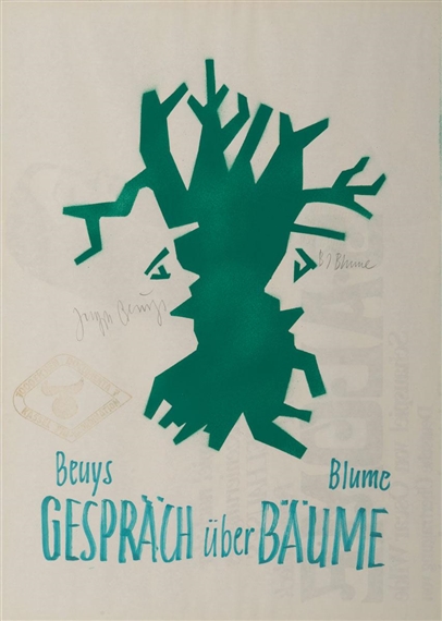 Gespräch über Bäume by Bernhard Johannes Blume, Joseph Beuys, Circa 1980-1982