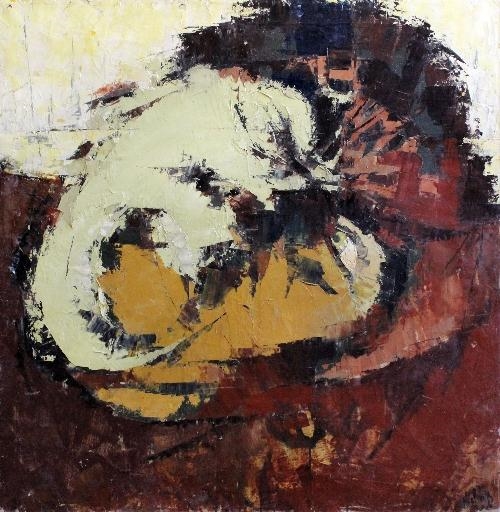 Artwork by Guy Nicholls, In My Face From Peter Grimes Poem, Made of Oil painting on canvas