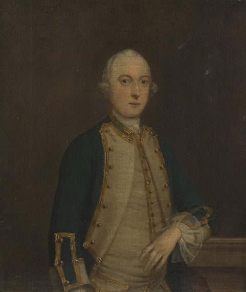 PORTRAIT OF CAPT. ARTHUR SCOTT by American School, 18th Century