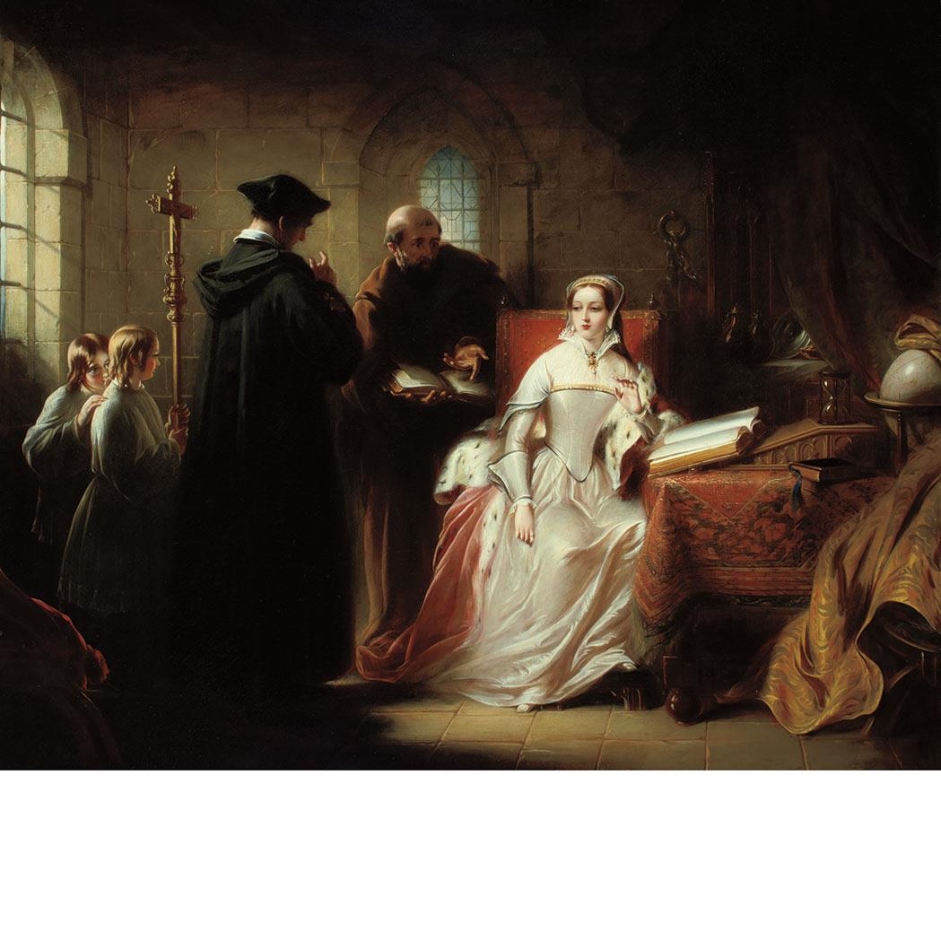 Charles Robert Leslie | Lady Jane Grey with Dr. John Feckenham | MutualArt