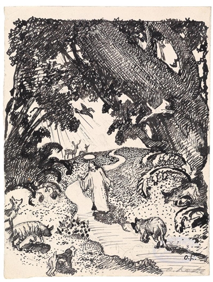 Christ preaching to the animals