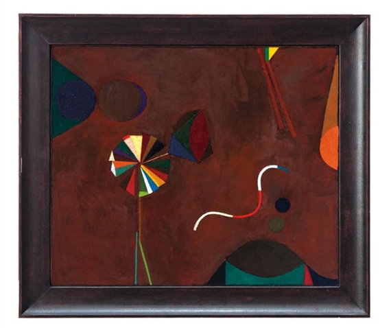 Chinese Toys by Frederick Hammersley, 1954-1956