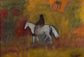 HORSE AND RIDER - Nichola Alice Leigh