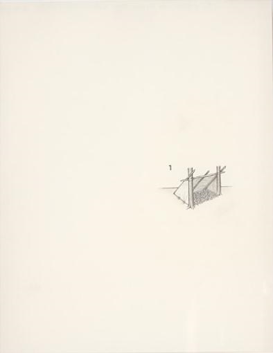 Artwork by Robert Beck, 3 parts  Untitled (The Modern Man"s Guide to Life by Denise Boyles, Alan Rose and Alan Wellikoff), Made of Graphite on paper