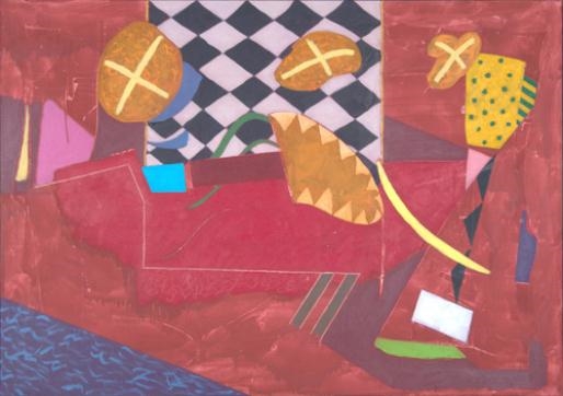 Artwork by Erik Gamble, Tiger"s Tooth, Made of Acrylic on canvas