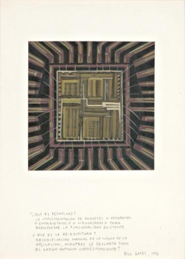 2 works: Chronologia Emblematica; Chronologia Emblematica by Fernando Bryce, 1999