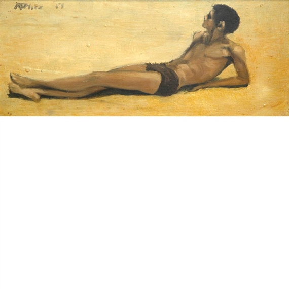Reclining Young Man