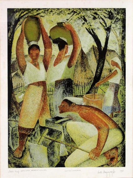 Water Carriers by Anita Magsaysay-Ho, 1998