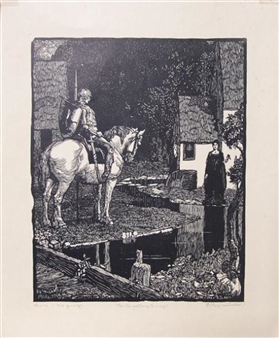 The Questing Knight - Mervyn Napier Waller