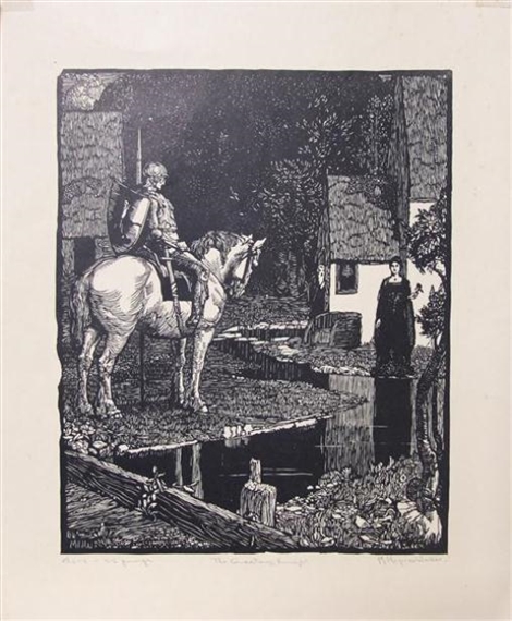 The Questing Knight by Mervyn Napier Waller