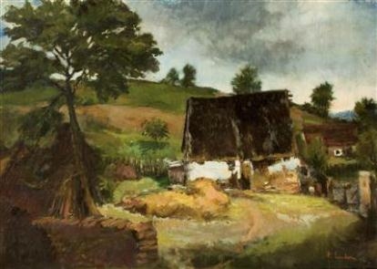 František Emler | At the Edge of a Village (1934) | MutualArt