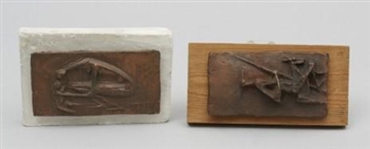 2 works:  Figurkompositioner - Puck Stocklassa