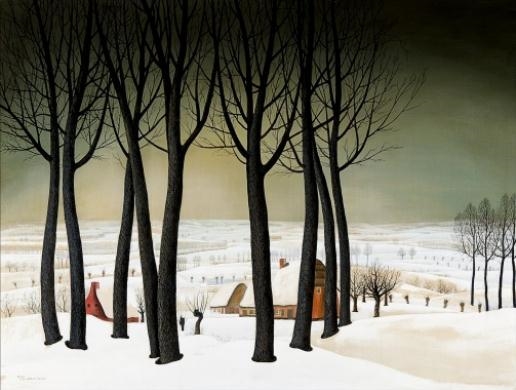Winterscape by Armand Tavernier