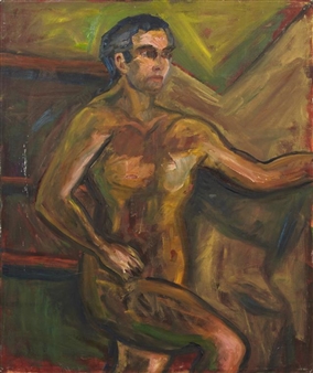 Seated Nude Male - Jim Ray