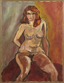 Seated Female Nude - Jim Ray