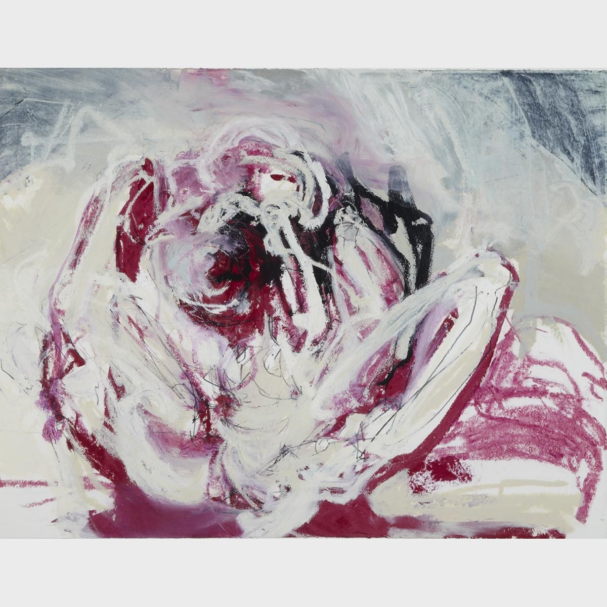 Artwork by Katie Pratt, STUDY 1 AND 2, Made of oil stick and graphite on paper