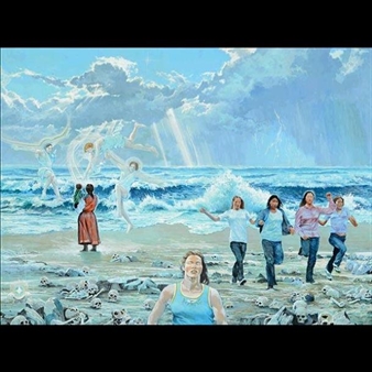 Untitled - Landscape with Figures - Peter Kola