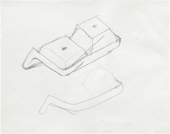 Untitled (Upside-Down Double Sinks) by Robert Gober, 1984