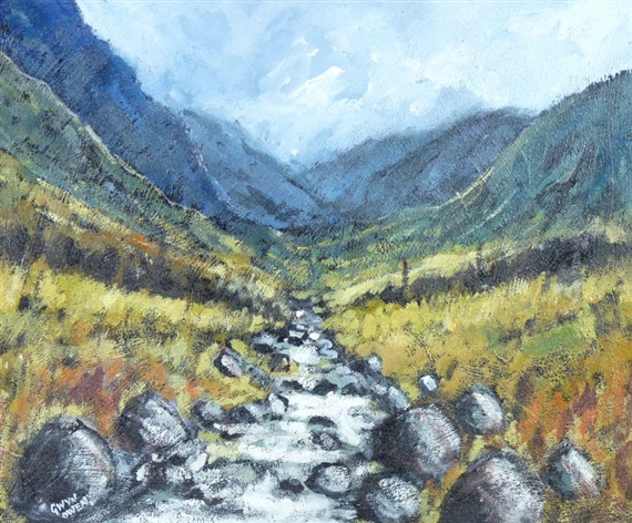 Landscape, Llanberis Pass by Gwyn Owen