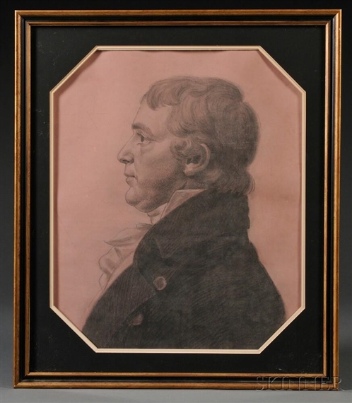 Profile Portrait of a Gentleman by Charles-Balthazar-Julien Fevret de Saint-Memin