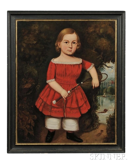 Portrait of a Young Boy in Red - William Lydston