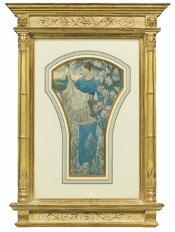 Illustration of Les Fleurs du Mal by Carlos Schwabe, 1900 Art Board Print  for Sale by PZAndrews