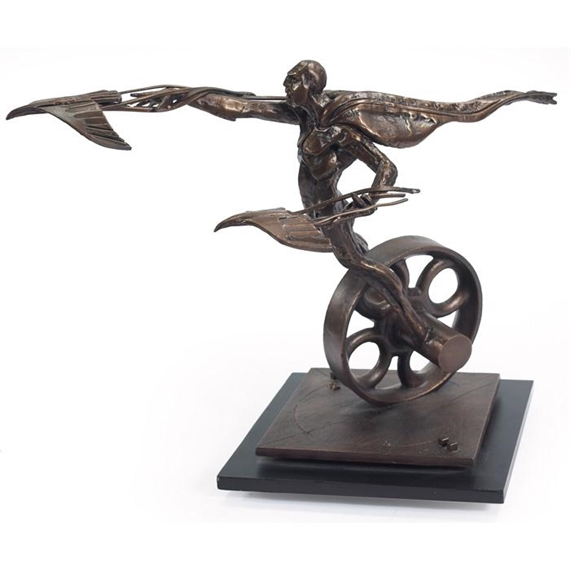 Man on Wheel by Theodore Gall, 1993