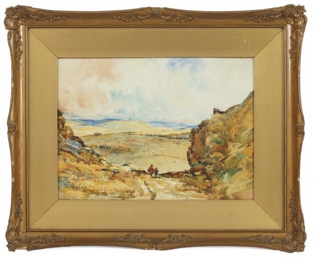 Artwork by Ernest Houlgate, HOLCOMBE HILL, Made of Watercolour