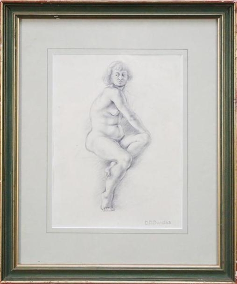 2 Works: Nudes by Douglas Robert Dundas